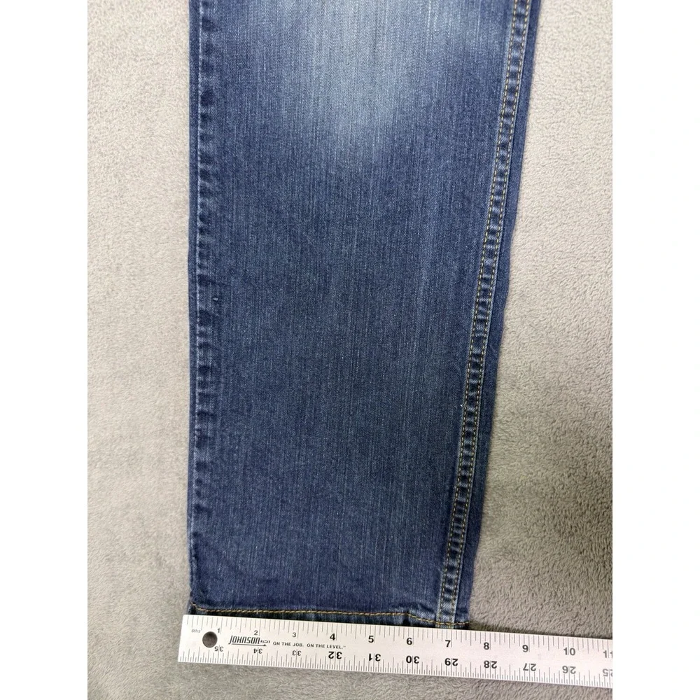 Levis 514 Jeans Mens 36x32 Blue Straight Athletic Medium Wash Denim Mid Rise